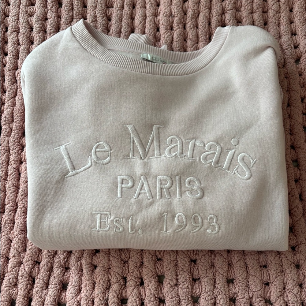 Pink Paris Sweatshirt